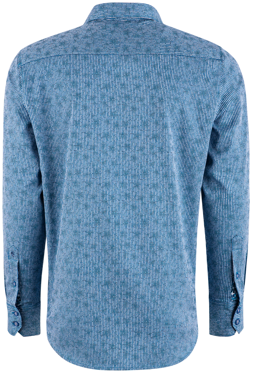 Robert Graham Blue Waters Button-Front Shirt