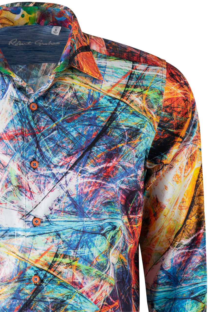 Robert Graham Erosion Button-Front Shirt