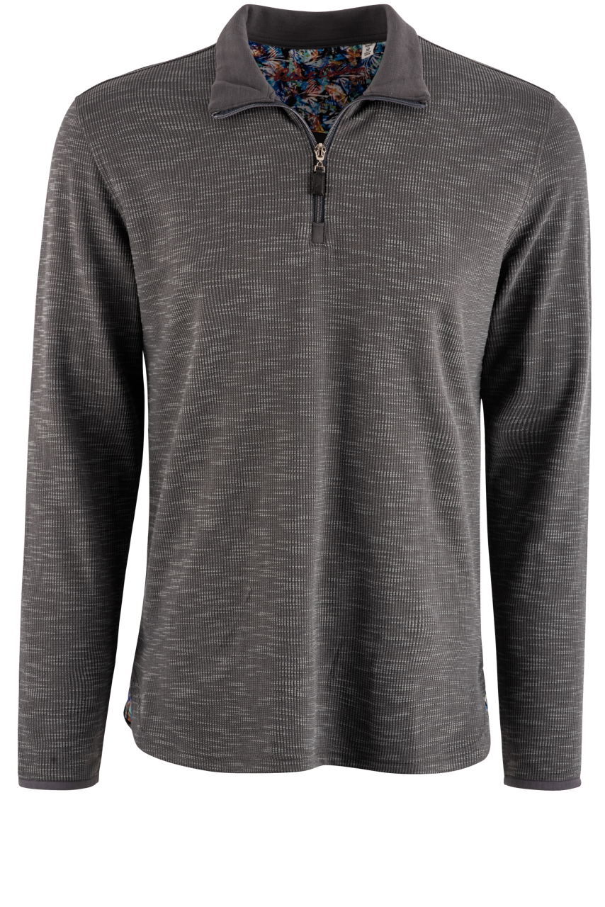 Robert Graham Adrift Knit Shirt - Gray