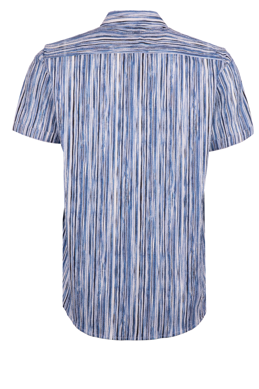 Robert Graham Navy Flashback Button-Front Shirt