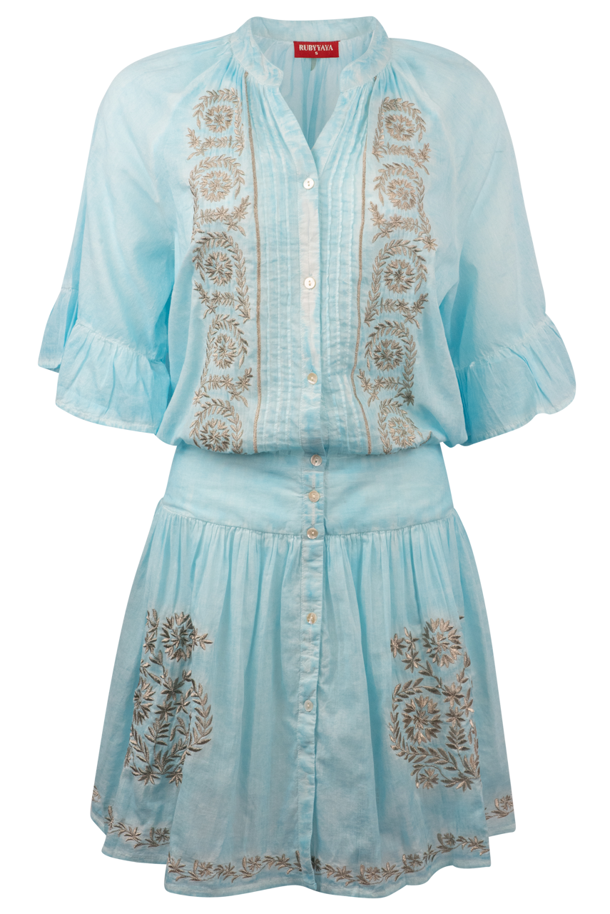 RubyYaya Santorini Mini Dress