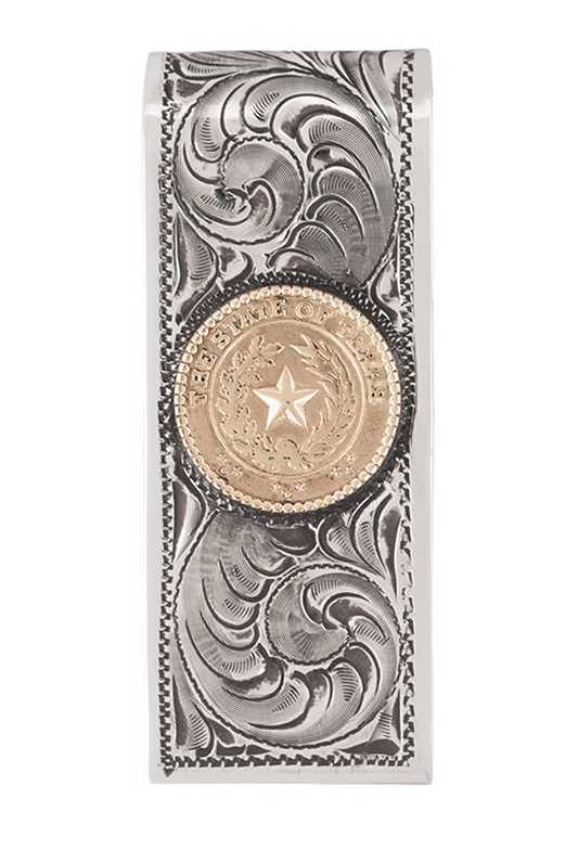 Pinto Ranch Texas State Seal Money Clip
