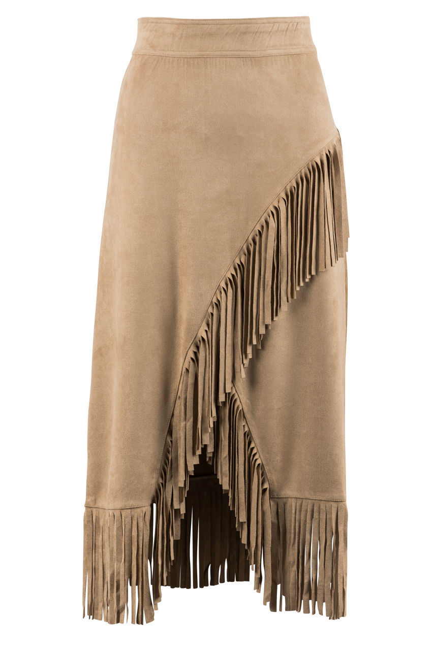 W.A.Y. Fringe Wrap Skirt