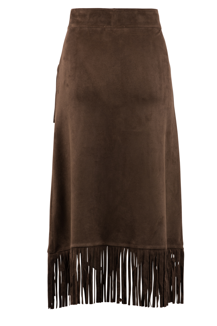 W.A.Y. Fringe Wrap Skirt
