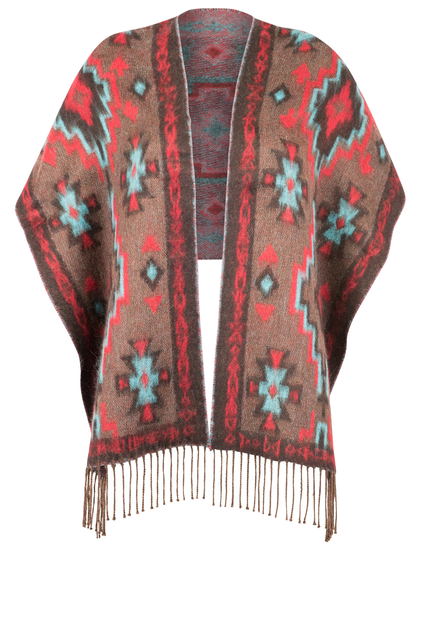 Time of the West Reversible Southwestern Scarf