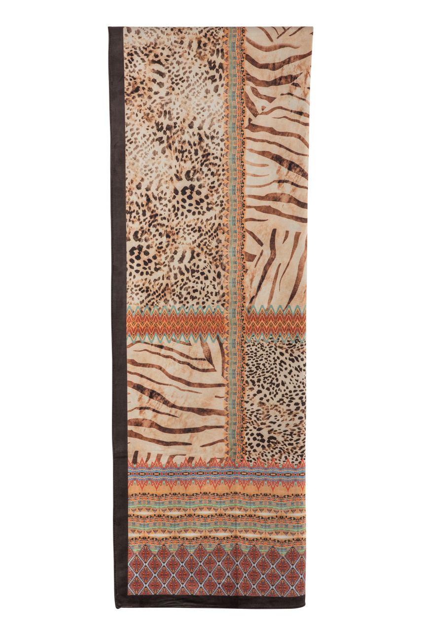 Save the Faith Reversible Animal-Printed Scarf