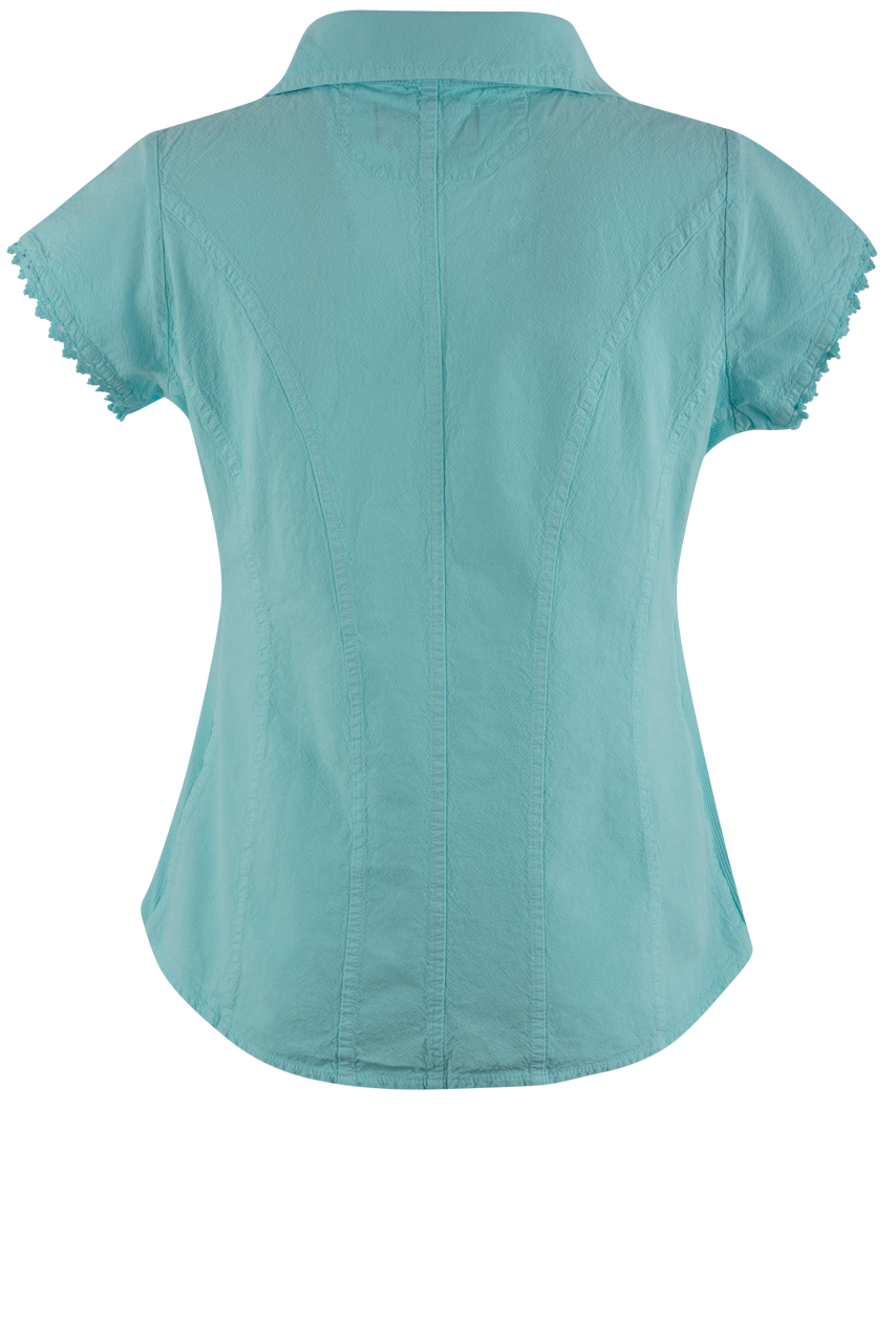 Inca Cottons Short Sleeve Crochet Top