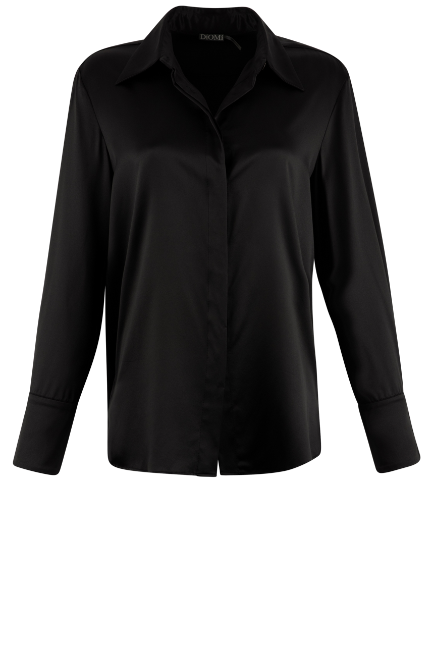 Diomi Classic Silk Button Down Top