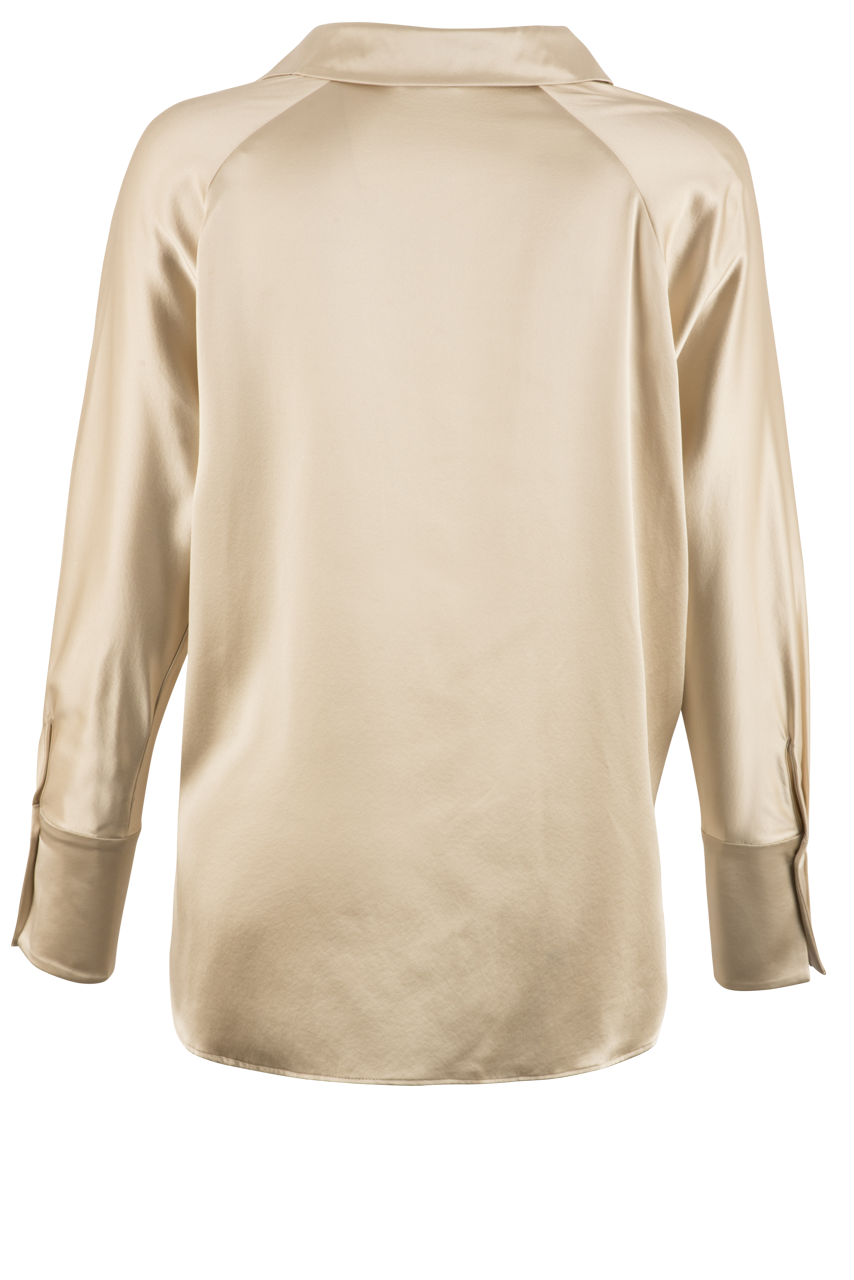 Diomi Long Sleeve Silk Top