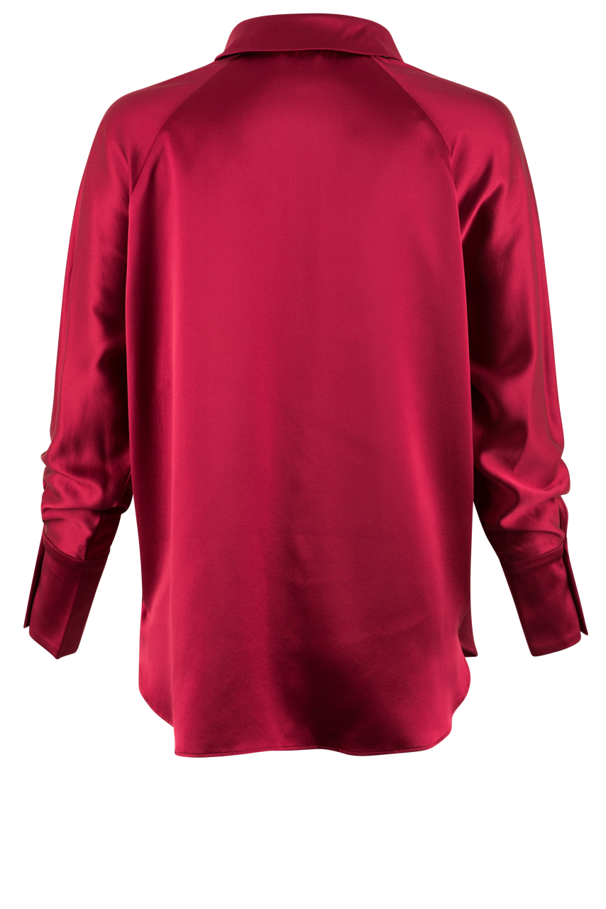 Diomi Long Sleeve Silk Top