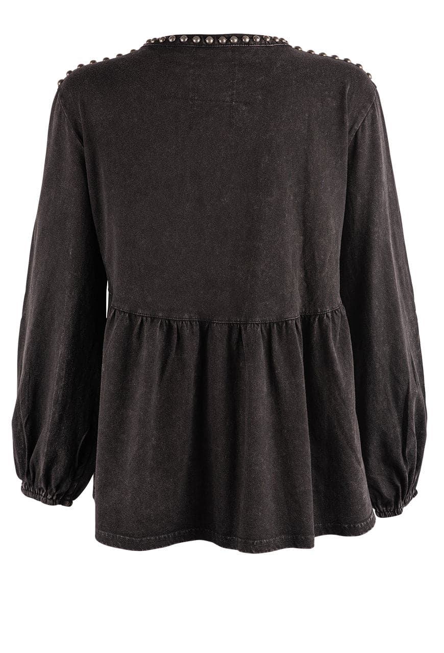 Double D Ranch Black Boulder Brook Top