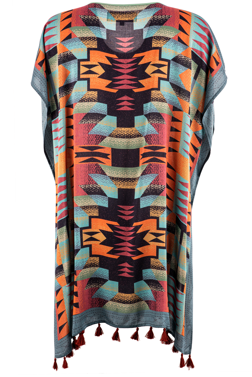 Double D Ranch Print Poncho