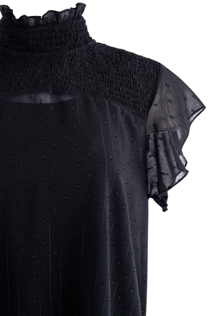 Double D Ranch Black Come Away Top