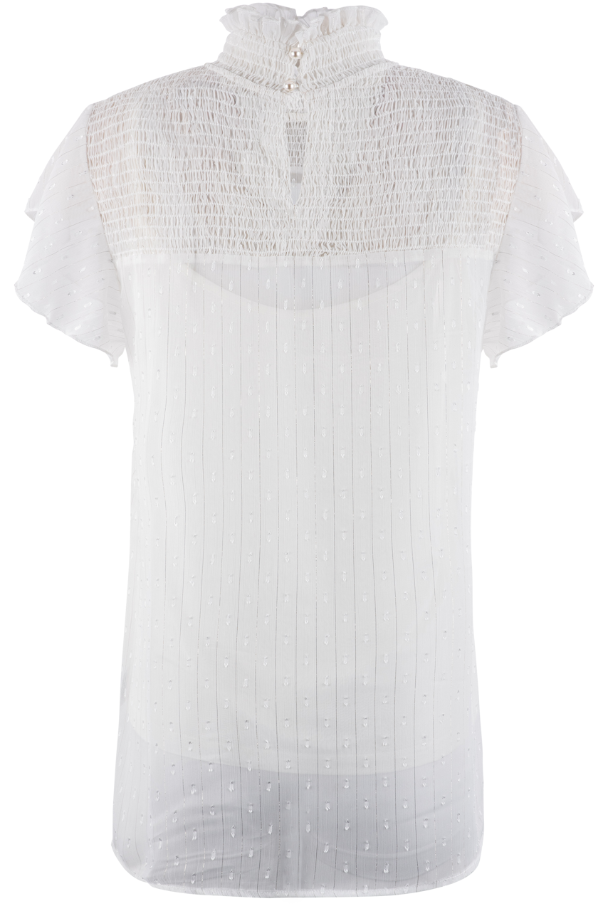 Double D Ranch White Come Away Top