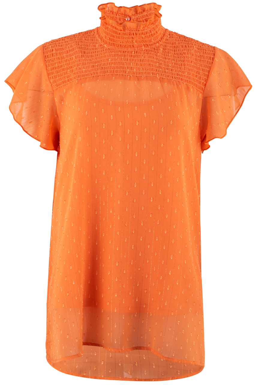 Double D Ranch Tangerine Come Away Top