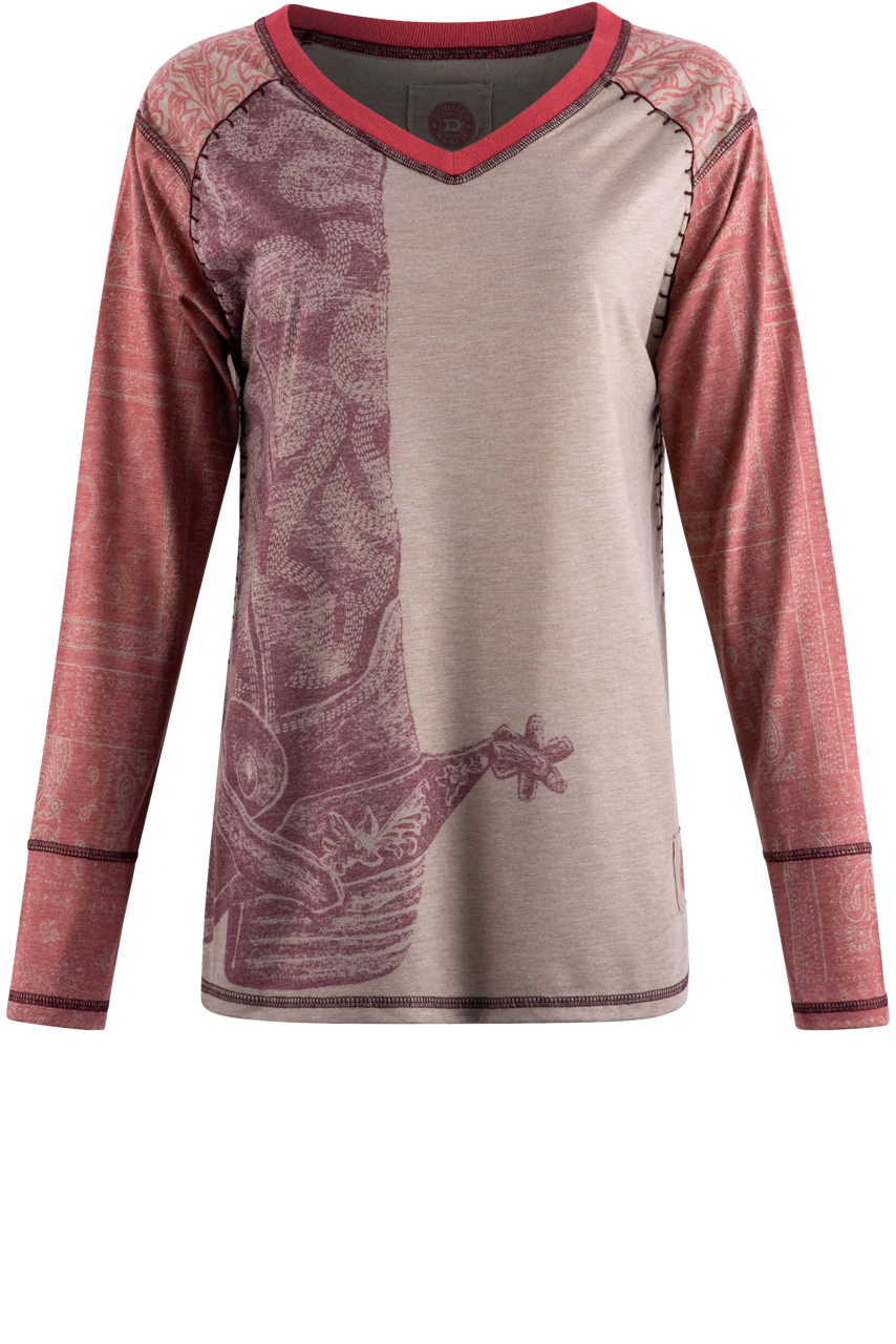 Double D Ranch Putty Hide Top