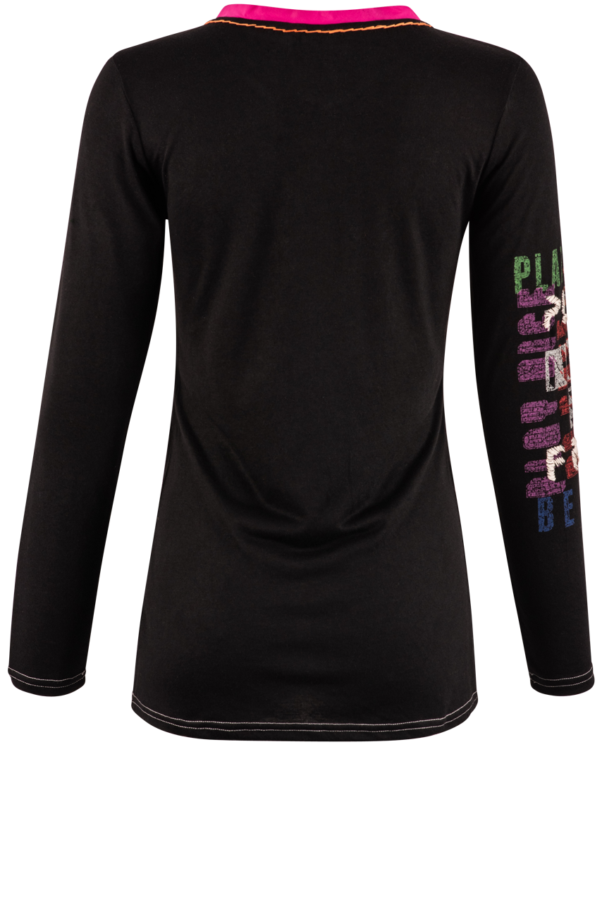 Double D Ranch Black Viviana Top