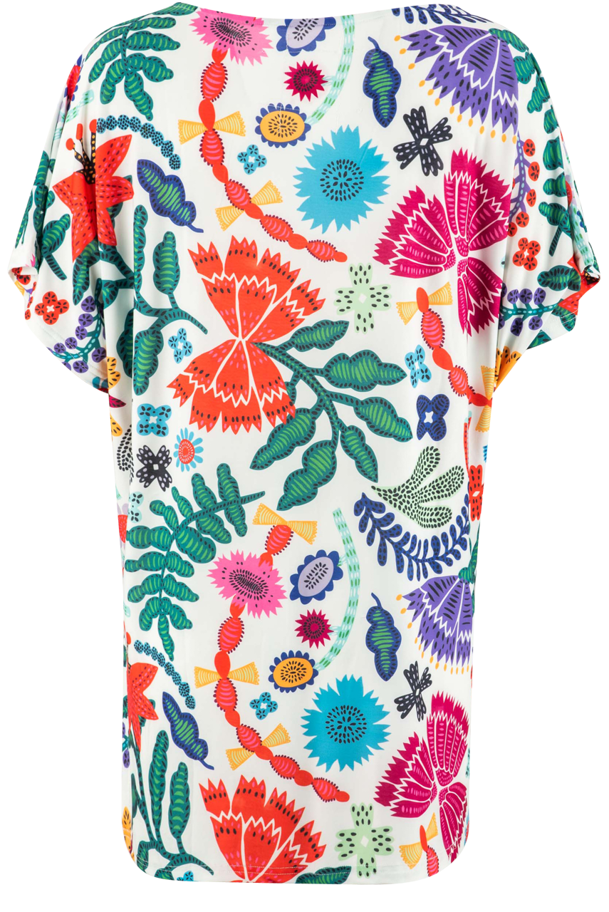 Double D Ranch Print Floral Top
