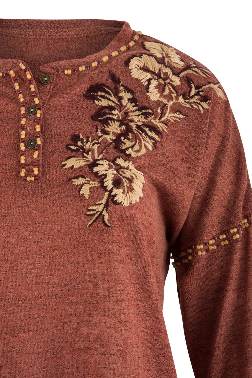 Double D Ranch Edith Floral Top