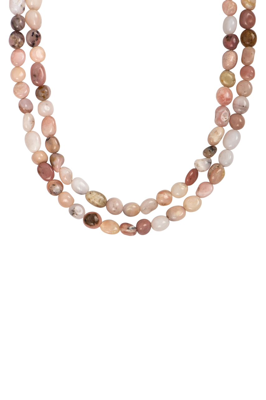 Ann Vlach Peruvian Opal Beaded Necklace