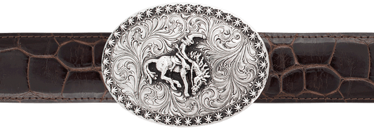 Silver King 1.5" Bronco Trophy Buckle