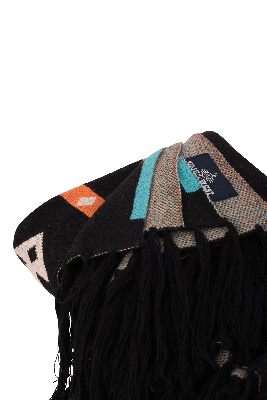 Time of the West Alpaca Throw