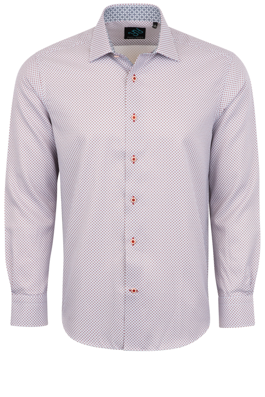 Pinto Ranch YY Collection Foulard Button-Front Shirt - Red