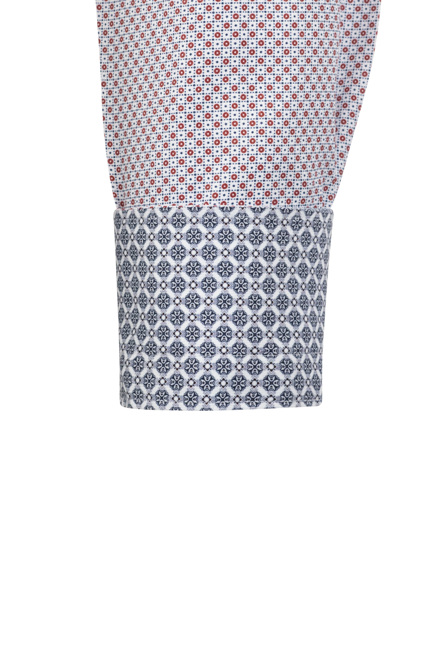 Pinto Ranch YY Collection Foulard Button-Front Shirt - Red