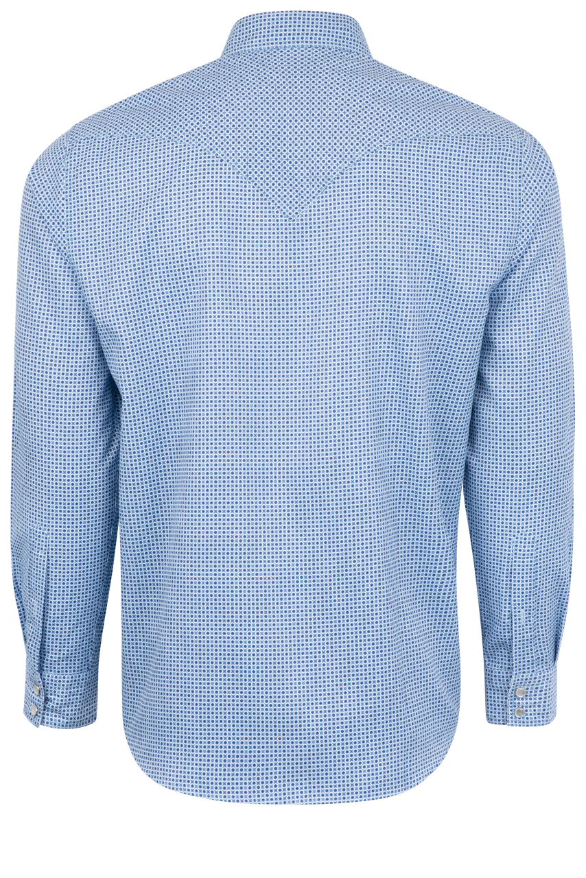 Pinto Ranch YY Collection Foulard Snap Front Shirt - Blue