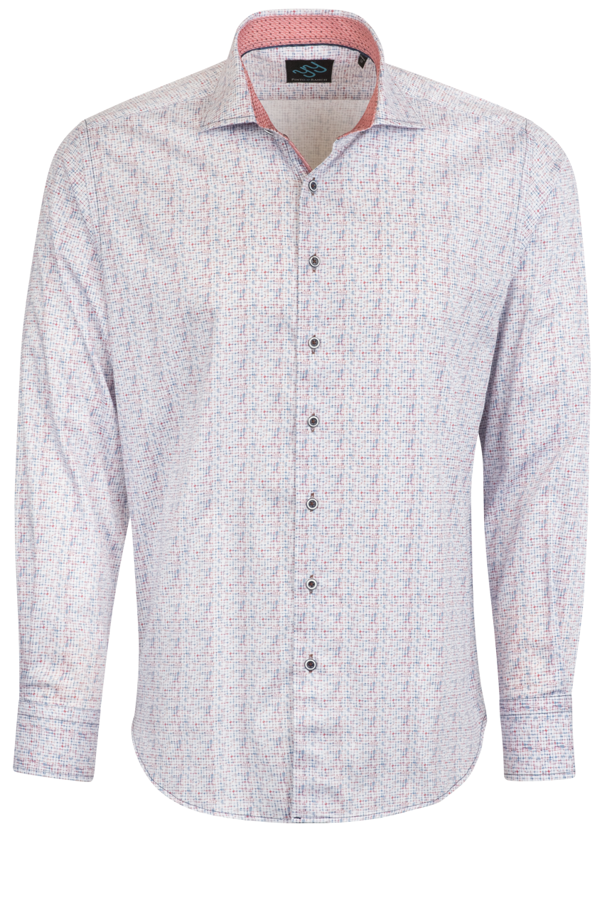 Pinto Ranch YY Collection Button-Front Sport Shirt - White