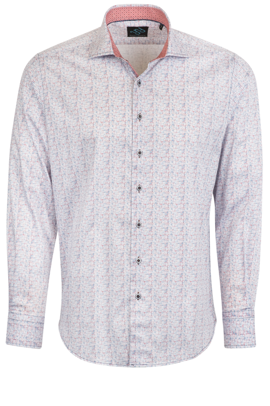 Pinto Ranch YY Collection Button-Front Sport Shirt - White
