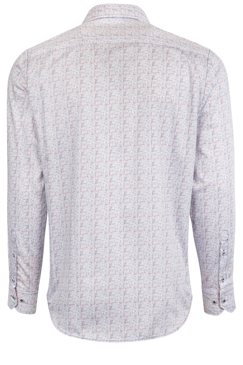 Pinto Ranch YY Collection Button-Front Sport Shirt - White