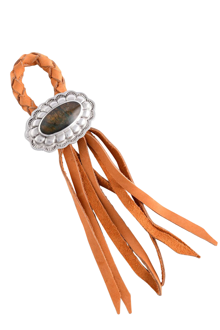 Arthur Court Concho Leather Napkin Ring