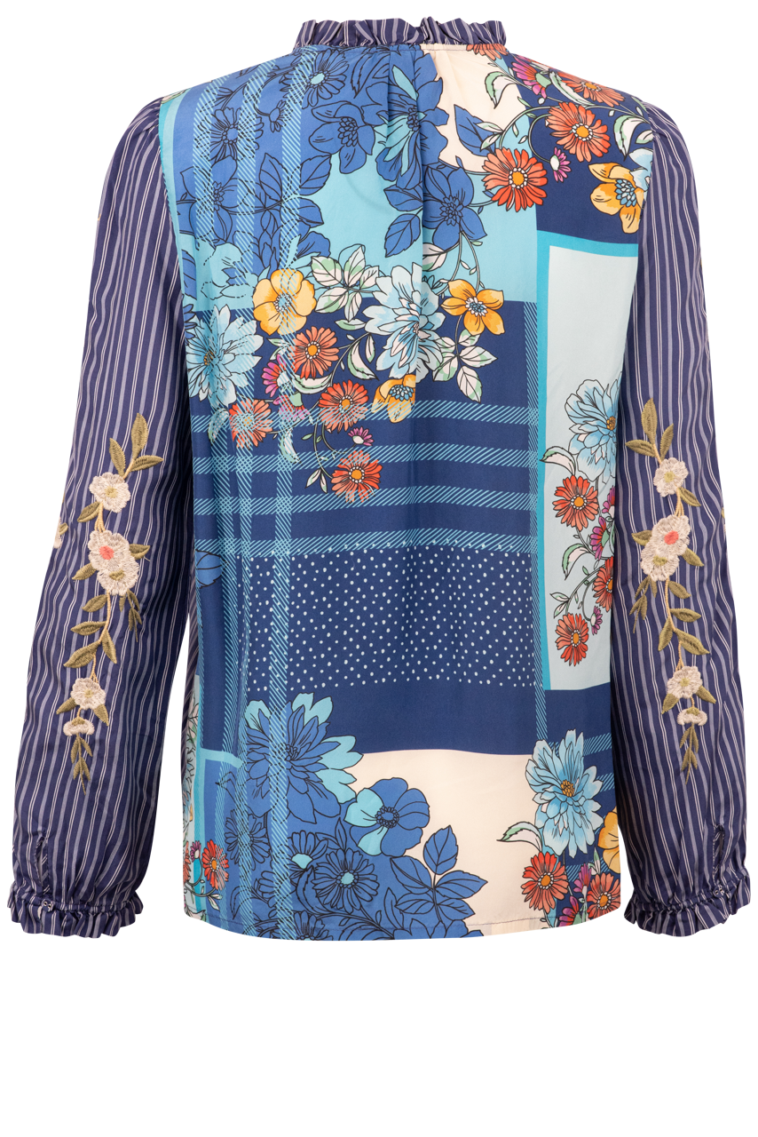 Johnny Was Nalina Ruffle Blouse