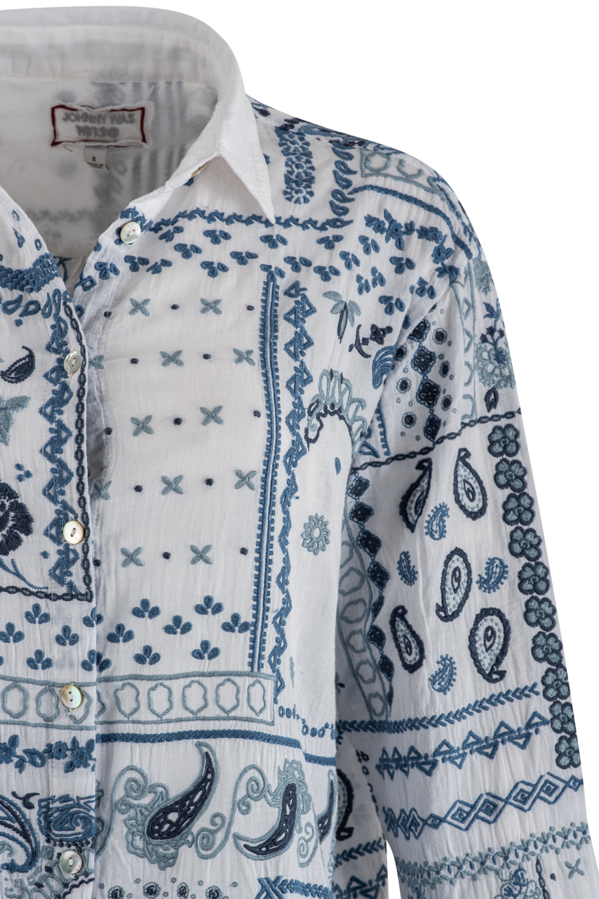 Johnny Was White Vanya Shirt