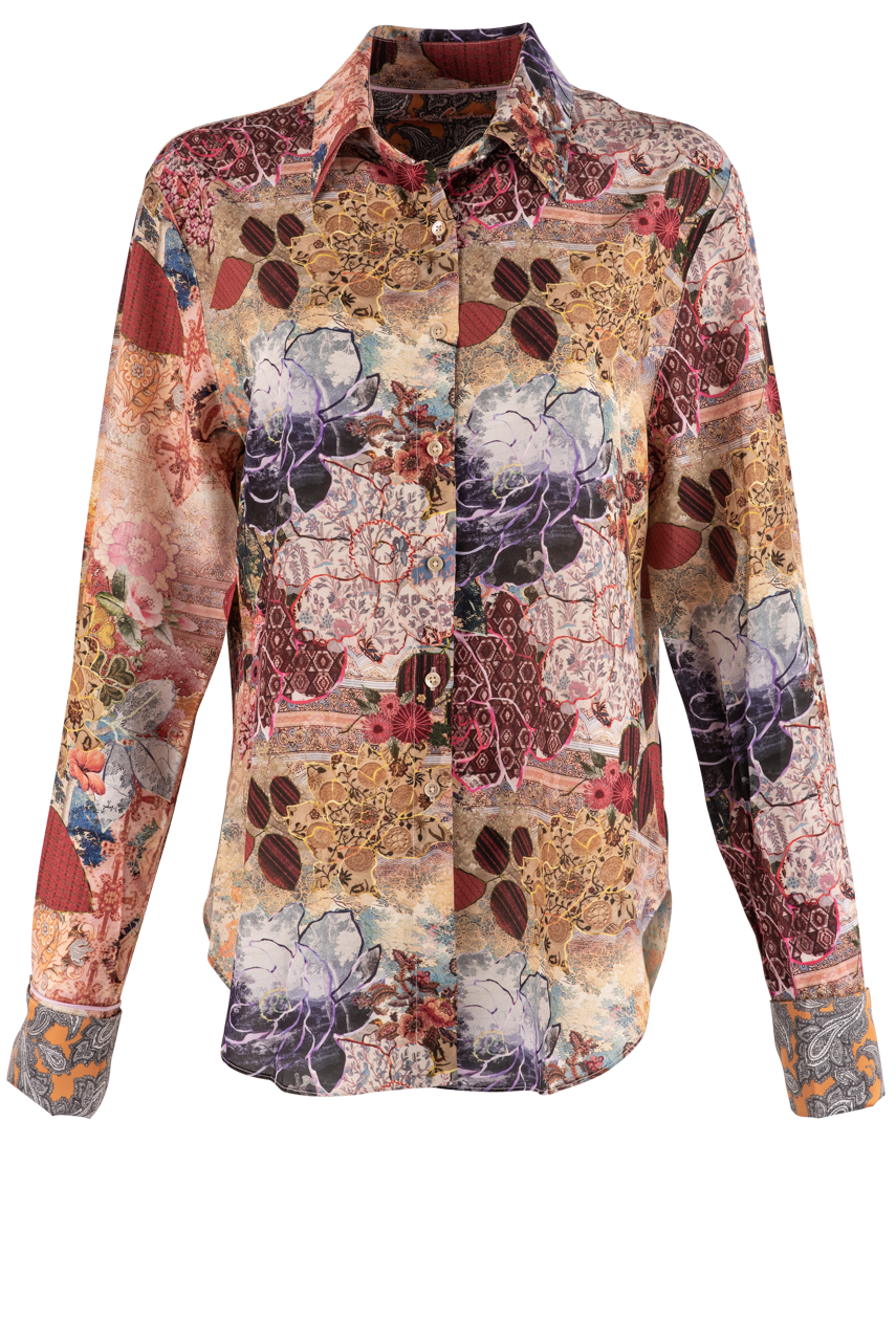 Robert Graham Women's Mosaic Gabriela Top