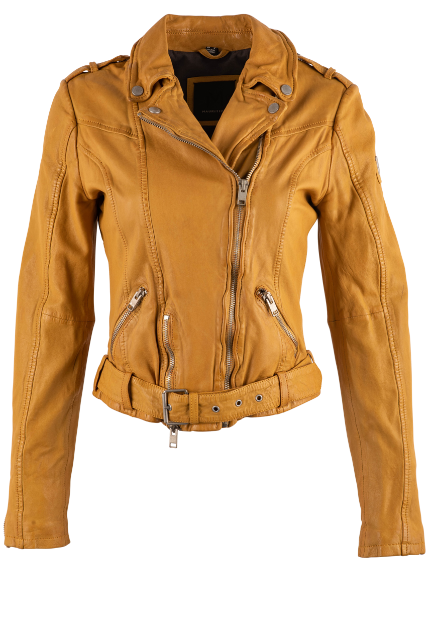Mauritius Wild Sunrise Lamb Leather Jacket