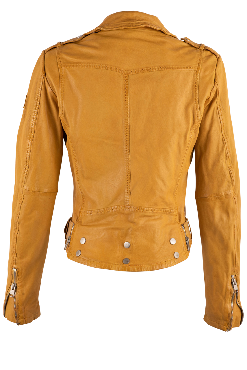 Mauritius Wild Sunrise Lamb Leather Jacket