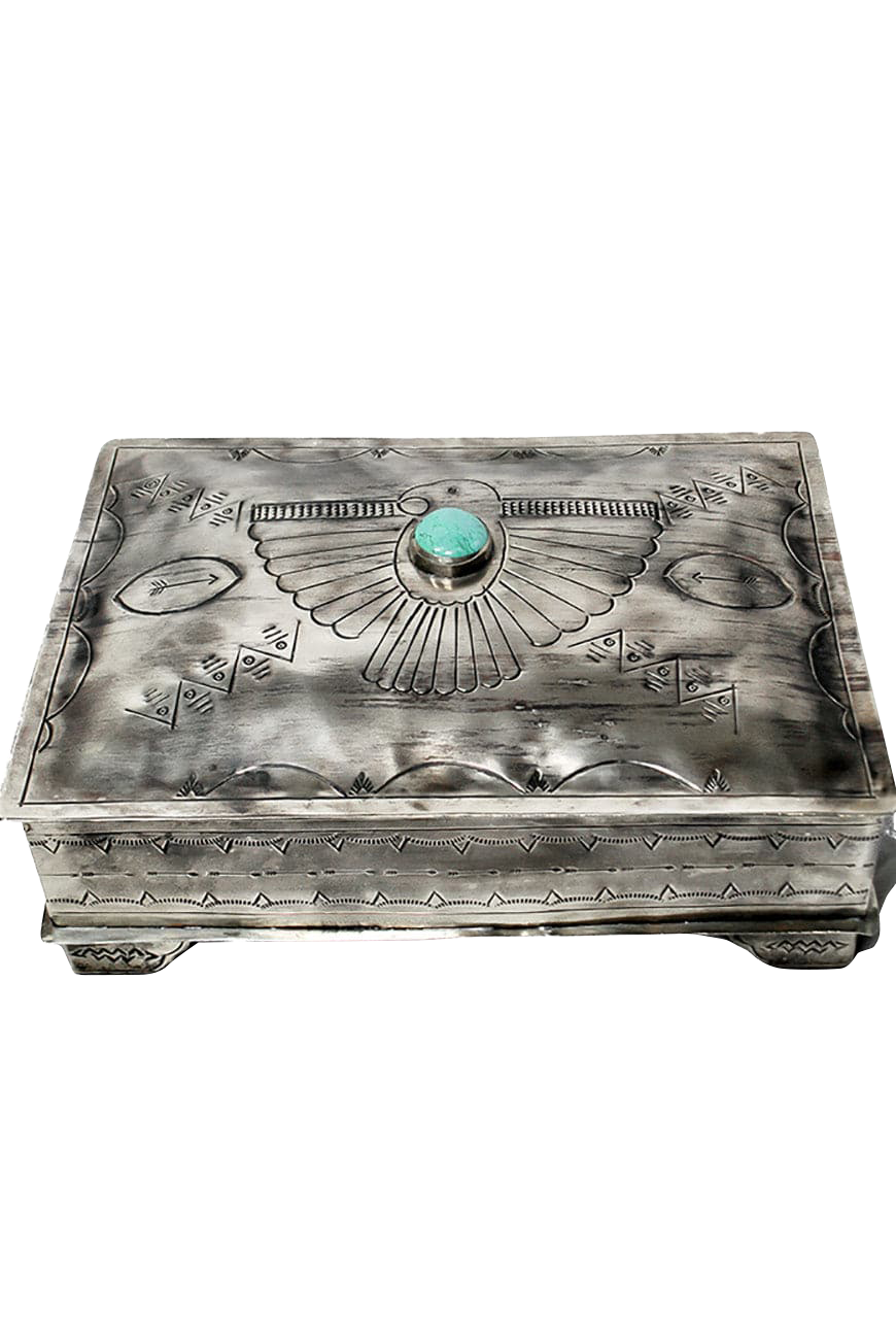 J. Alexander Stamped Thunderbird Silver Box