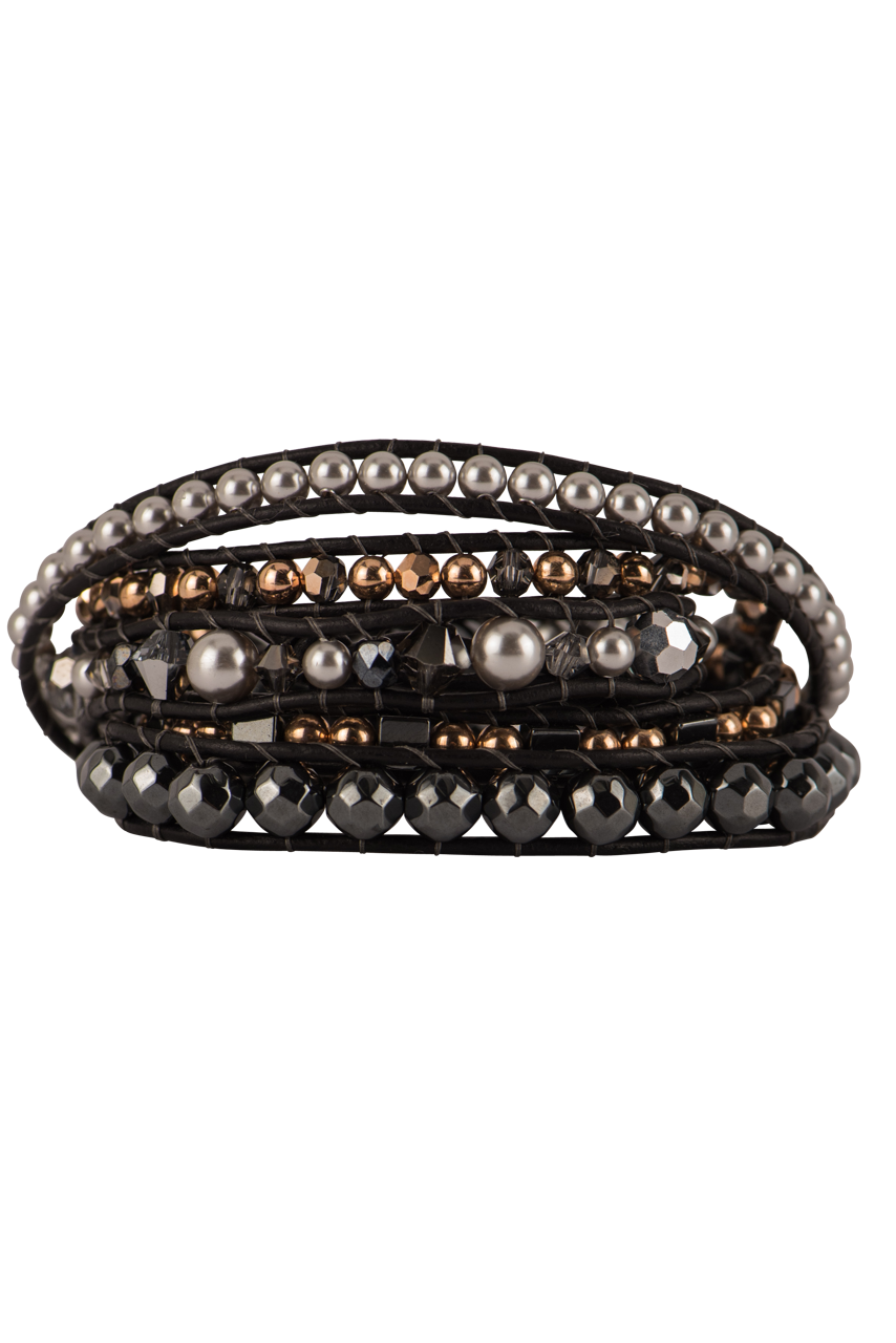 Wrapped To Wear Swarovski Pearl and Crystal Bracelet
