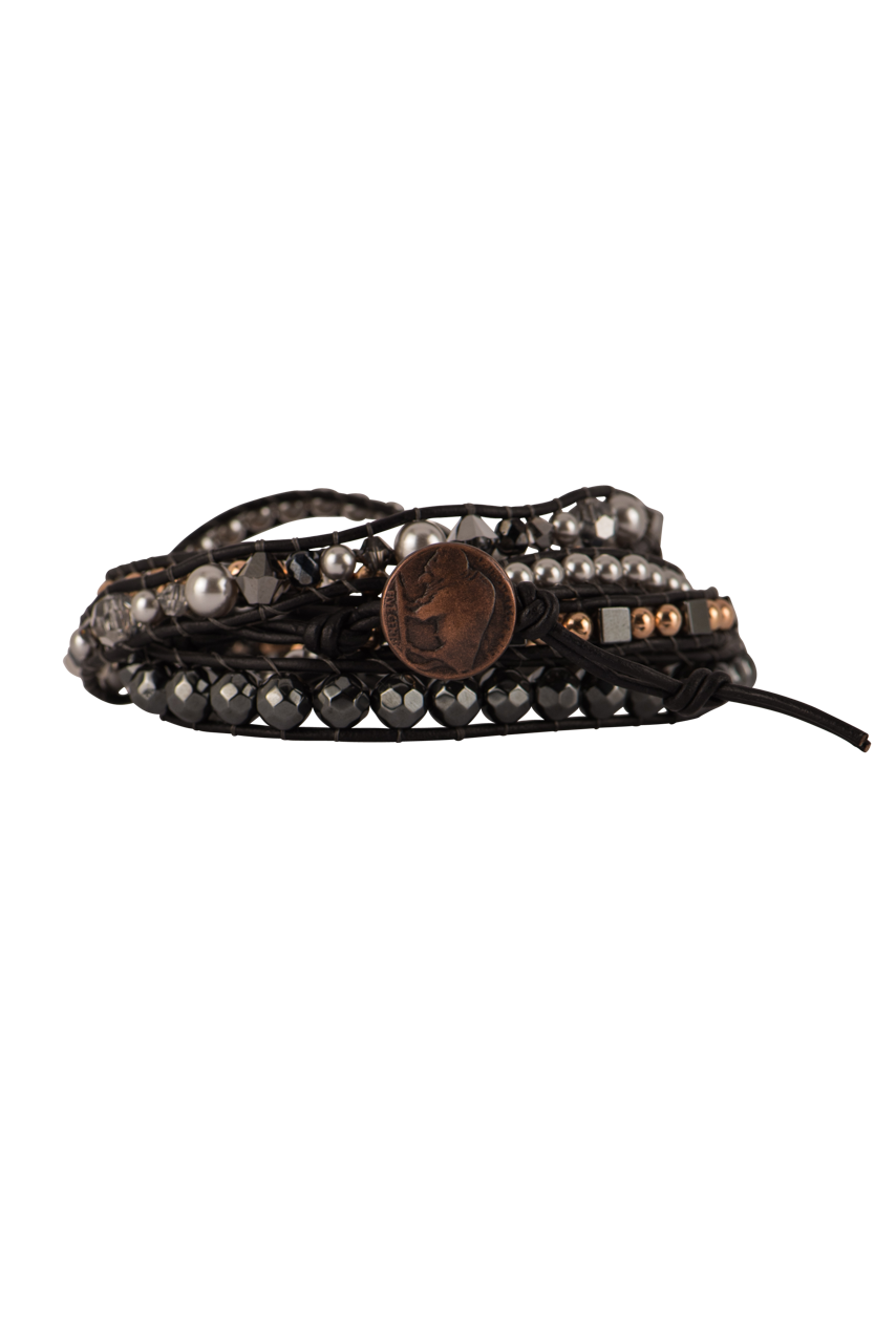 Wrapped To Wear Swarovski Pearl and Crystal Bracelet