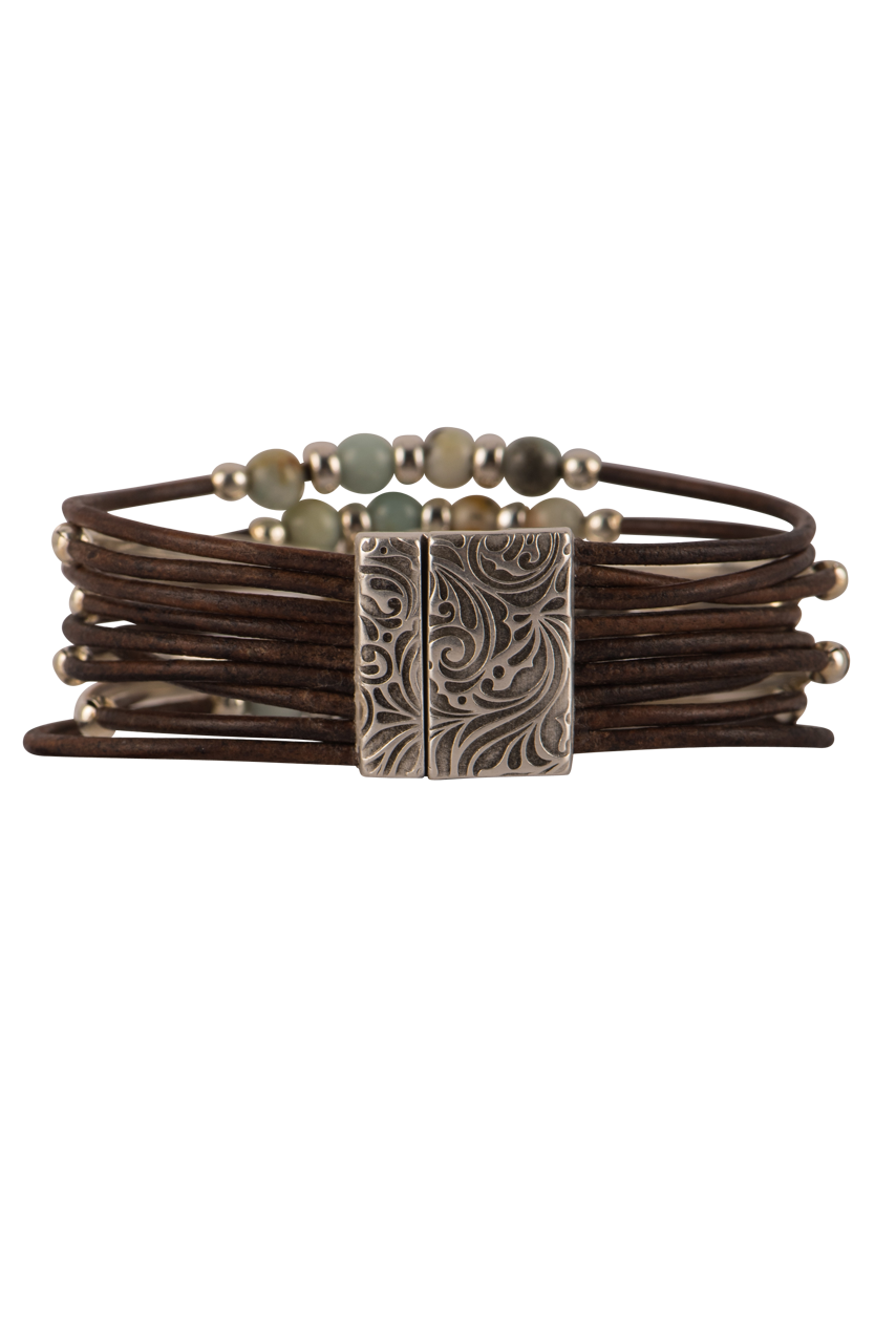 Wrapped To Wear Sterling Tube Bracelet