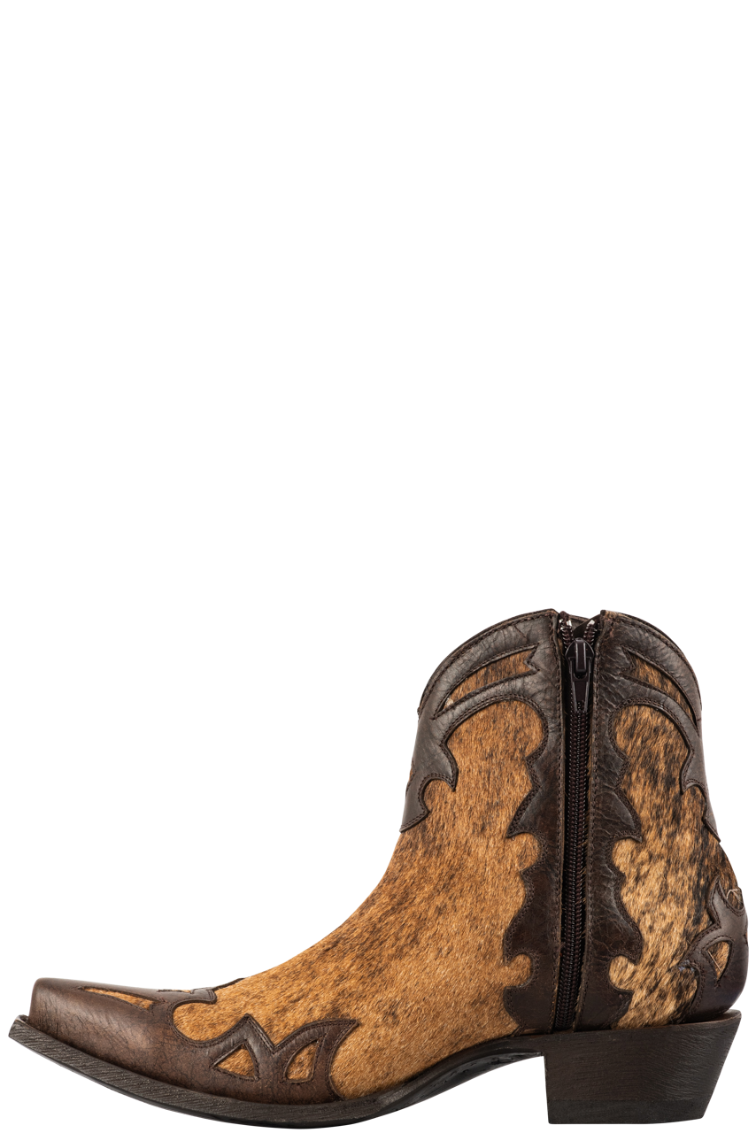 Old Gringo Women's Cowhide Beth Hairon Cowgirl Boots - Red/Honey