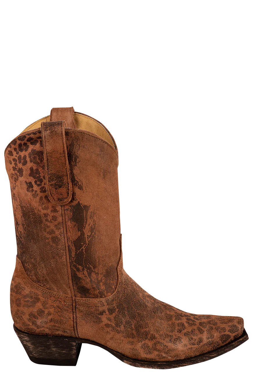 Old Gringo Women's Leopardito Ochre Cowgirl Boots - Tan
