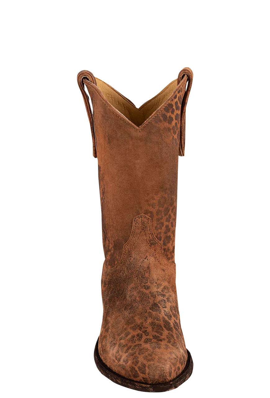 Old Gringo Women's Leopardito Ochre Cowgirl Boots - Tan