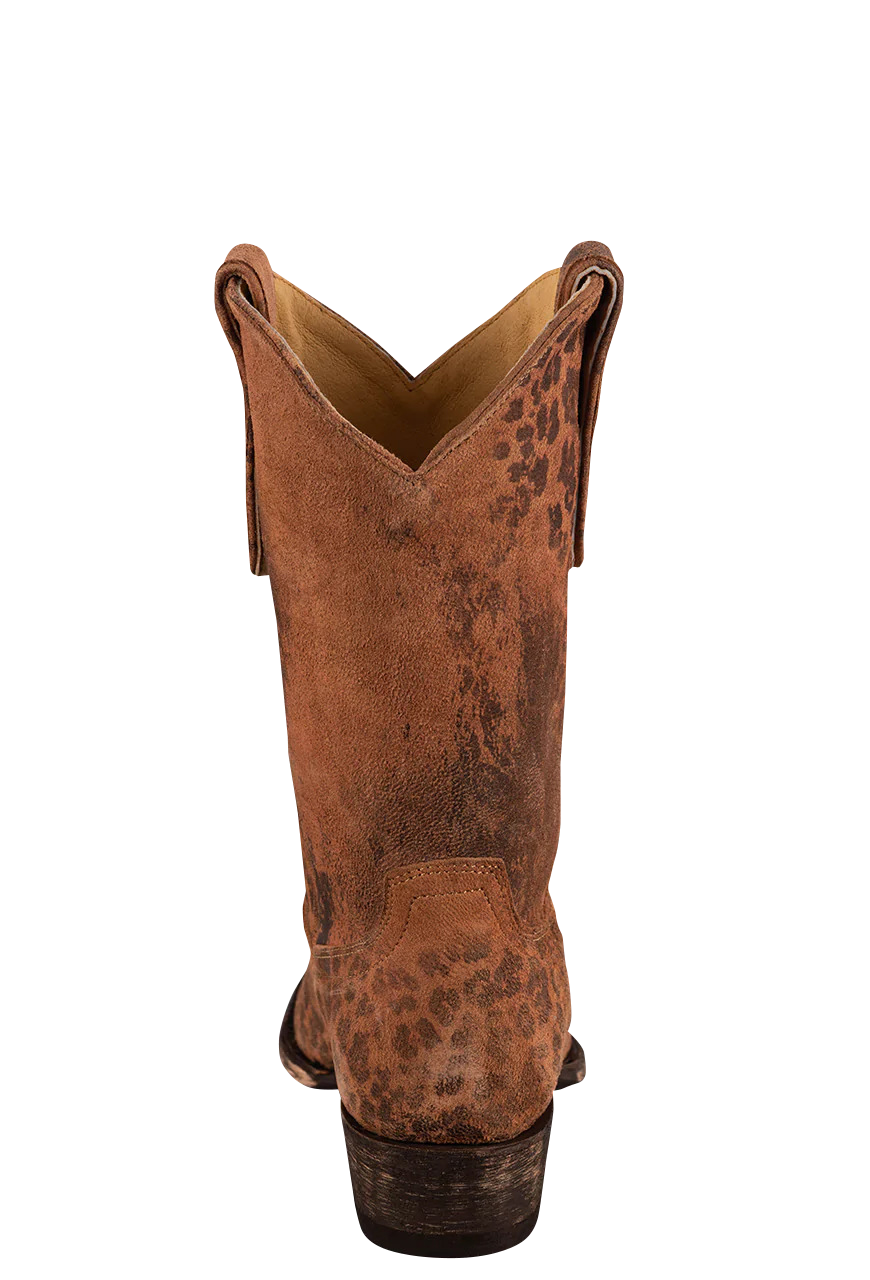 Old Gringo Women's Leopardito Ochre Cowgirl Boots - Tan