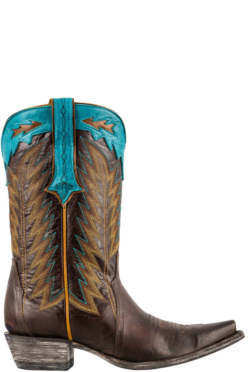 Old Gringo Women's Yucatan Gallegos Cowgirl Boots - Brass