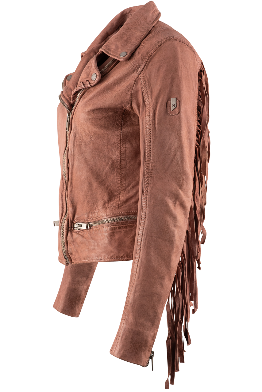 Mauritius Zoe Pink Fringe Jacket