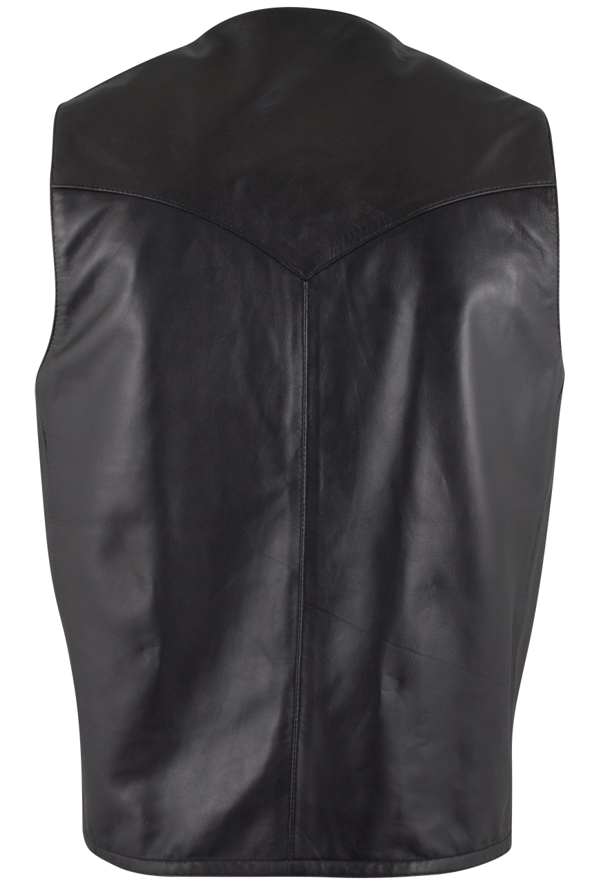 Scully Lambskin Vest - Black