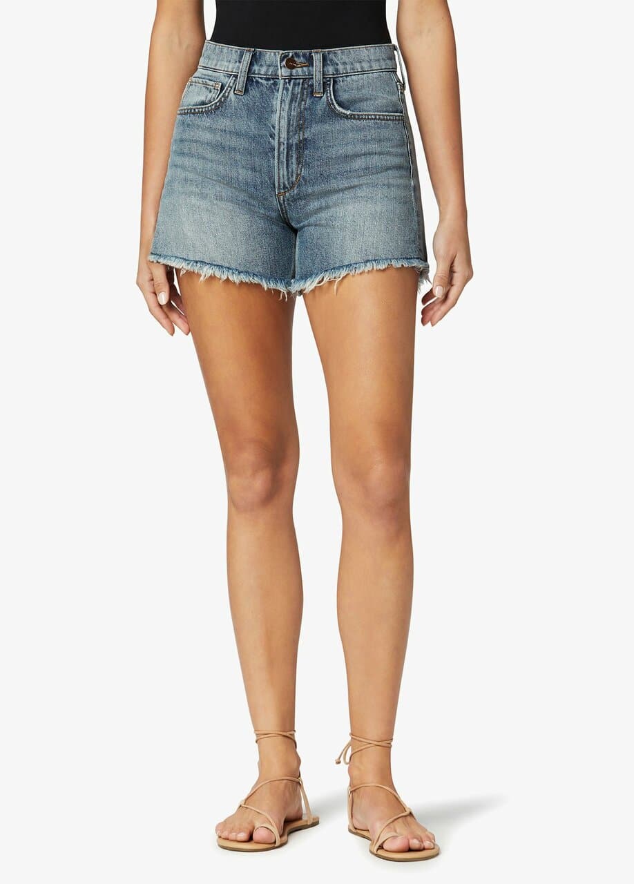 Joe's Jeans Sadie High-Rise Western Shorts Pinto Ranch
